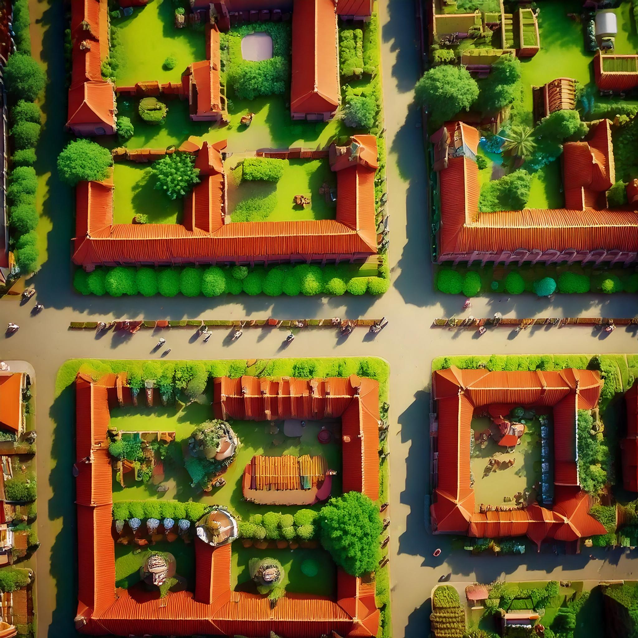 Firefly Stadtplan im Stil von echoes of wisdom 10253